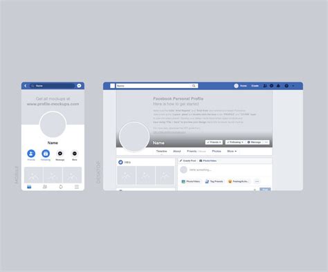 Facebook Profile Info Template