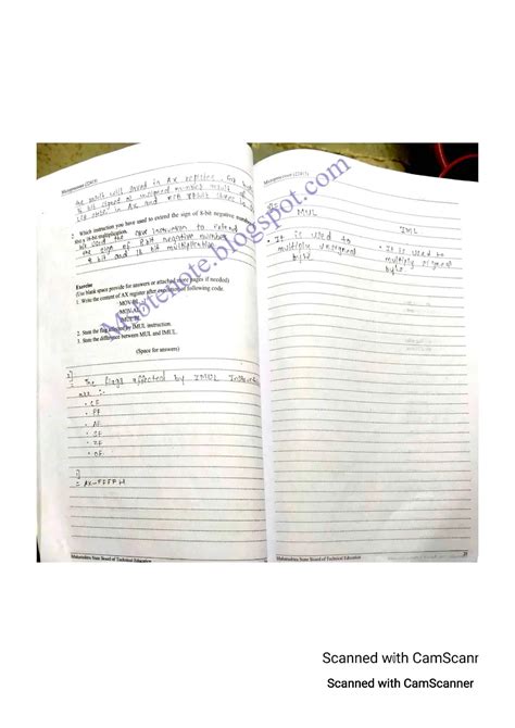22415 Microprocessors MIC Manual answer | MIC solved lab manual