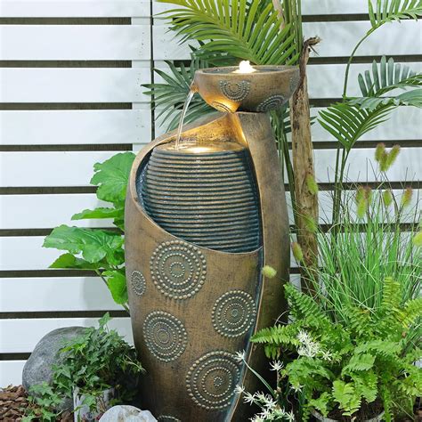 Amazon.com: SERBILHOME Vase Outdoor Water Fountain Garden Indoor Floor ...