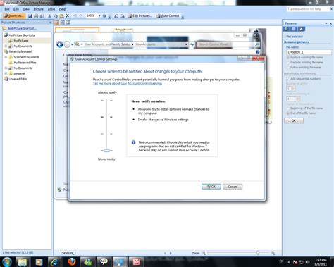 Image result for Windows 7 User Account Control Panel