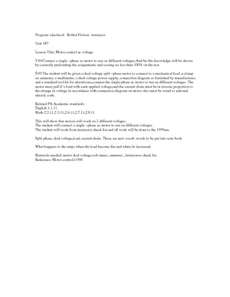 Motor Control Lesson 的图像结果