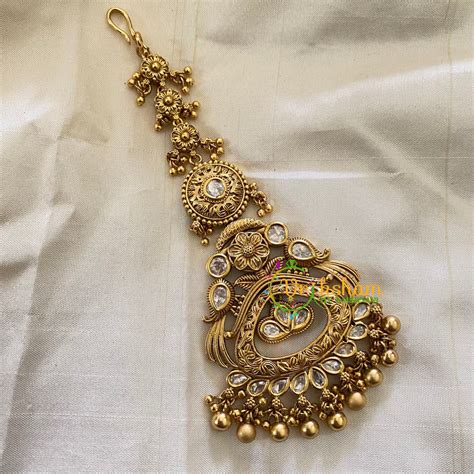 Premium AD Stone Maang Tikka -G7139 – vrikshamindia
