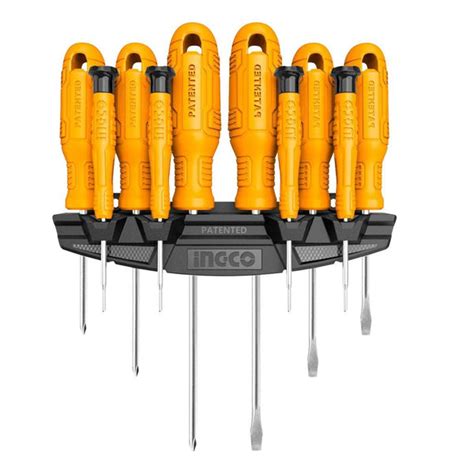 Ingco HKSD1058 10 pcs Screwdriver Set – Indian Hobby Center