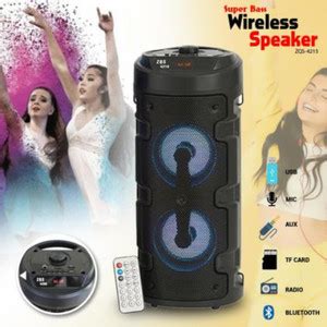 Buy FRONY YYY_669Y_4210 WIRELESS SUPER BASS SPEAKER WITH WIRED MIC,RBG ...