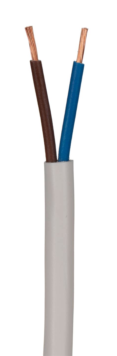 RS PRO | RS PRO Mains 0.75 mm² 2 Core Power Cable, White PVC, 5m | 253 ...