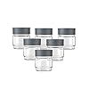 Buy CELLO Modustack Glassy Storage Jar Set of 6, (500 ml x 6), Grey ...