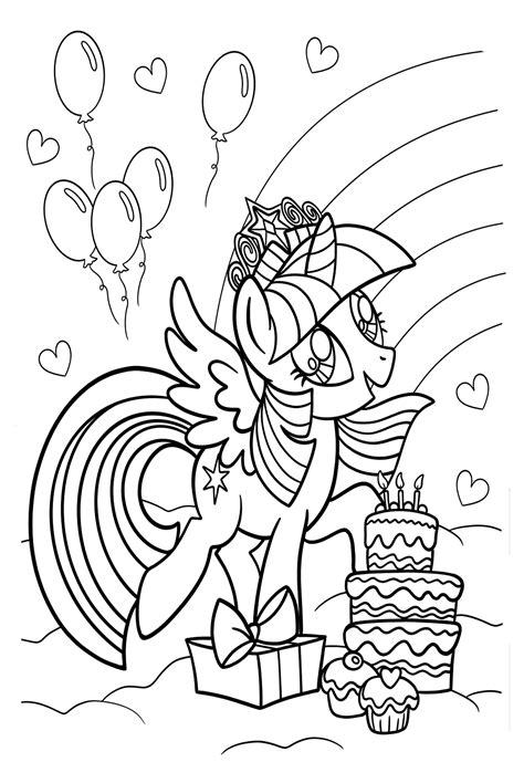 My Little Pony Printable Coloring Pages Disney