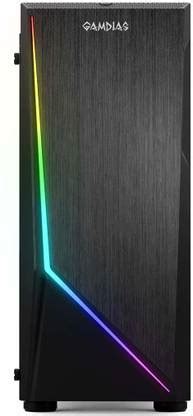 GAMDIAS ARGUS E1 with 120mm Fan and RGB Lighting MID Tower Cabinet with ...