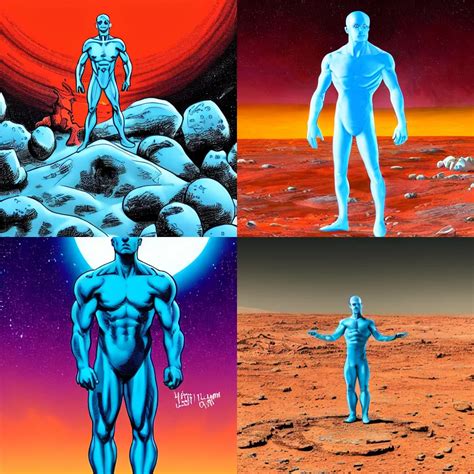 dr manhattan standing on mars | Stable Diffusion | OpenArt