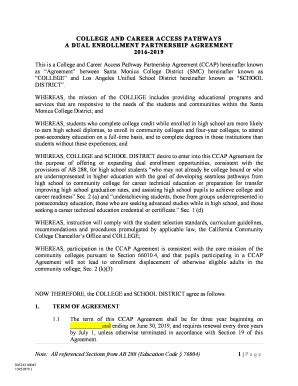 Fillable Online smc COLLEGE AND CAREER ACCESS PATHWAYS - smc Fax Email ...