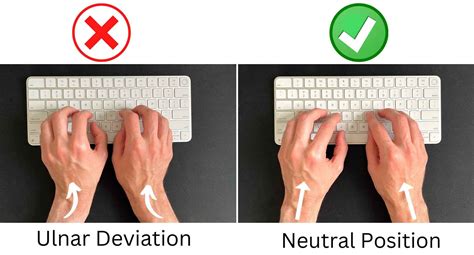 Ideal typing posture for better ergonomics - OTFocus