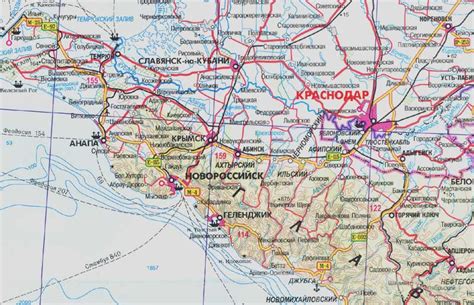 Карта Юг России