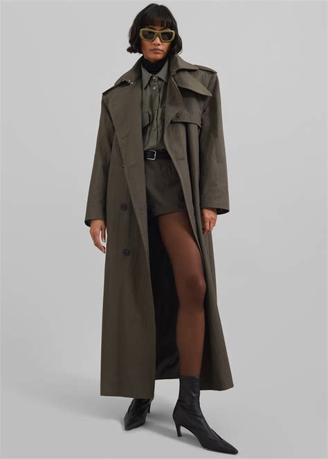 Floor Length Trench Coat STREET ONE Trenchcoat Voor Dames In Bruin