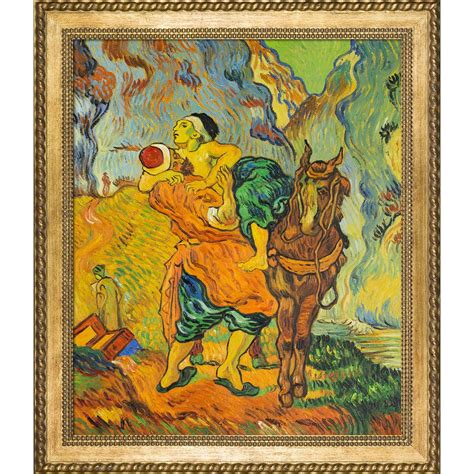 overstockArt The Good Samaritan After Delacroix 1890 by Van Gogh with ...