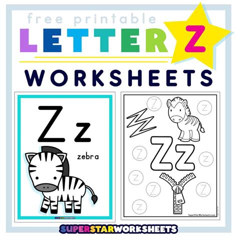 Letter Z Activity Sheets at Joe Jennings blog