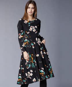 Tokyo Talkies Women Maxi Black Full Length Dress - Buy Tokyo Talkies ...