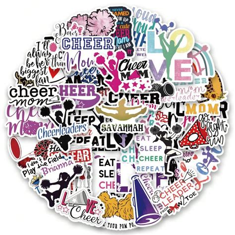100PCS Dance Cheerleading Stickers Vinyl Aesthetics Stickers ...