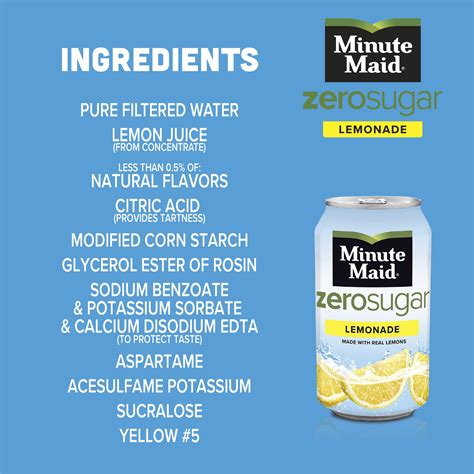 Minute Maid Lemonade, 12 fl oz Cans, 12-Pack, Refreshing Vitamin C ...