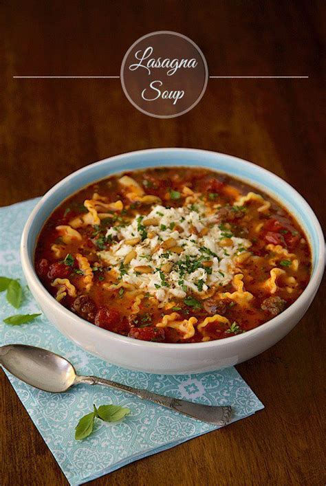 Lasagna Soup