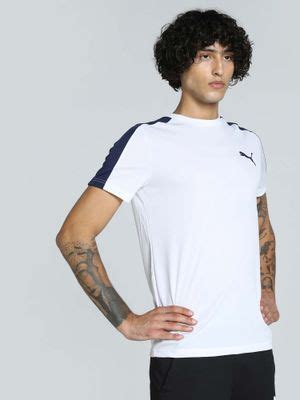 Buy Puma Teams Cr Men White T-Shirt (XXS) Online