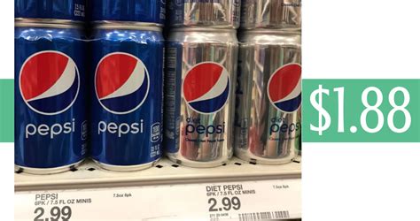 30% off Target Cartwheel | Makes Pepsi Mini Cans $1.88 :: Southern Savers