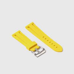 Tag Heuer Sunshine Yellow Rubber Strap – HorusIndia