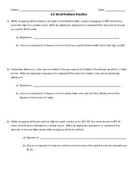 Image result for Algebraic Expression Word Problems