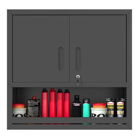 30"Locking Metal Wall Cabinets with Locking Door and Adjustable Shelf ...