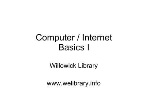 Computer and Internet Basics 的图像结果