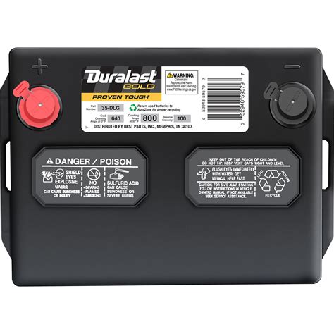 Duralast Gold Group Size 35 Battery 35-DLG | AutoZone
