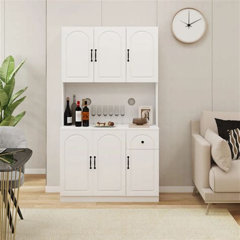 Microwave Stands: Stylish Kitchen Pantry Storage Cabinet – Perfect Mic ...