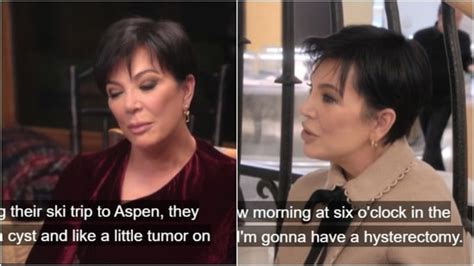 Kris Jenner breaks down as she reveals ovary tumour diagnosis on The ...