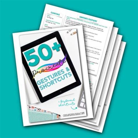 Image result for Procreate Tips Cheat Sheet PDF