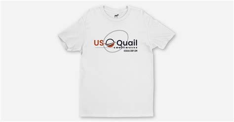 White Logo T - Full Chest by US Quail Cooperative - Merch Shop | T ...