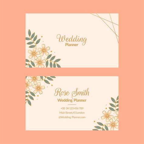Wedding Planner Business Cards 的图像结果