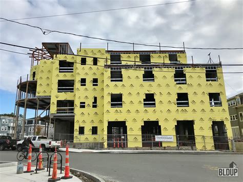 Framing and Exterior Work Ongoing at Beacon Street Hotel in Somerville