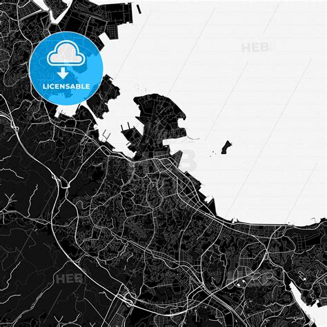 Printable Street Map Of Yokosuka, Japan, 59% OFF