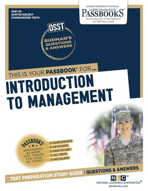Introduction to Management Dan-26: Passbooks Study Guide (Dantes ...