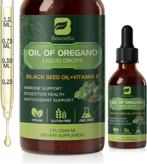 Amazon.com: Vita letuo Organic Oil of Oregano with Black Seed Oil ...