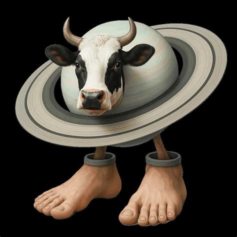 🐄 Vaca Saturno Saturnita・Archivo STL para Impresión 3D・Cults