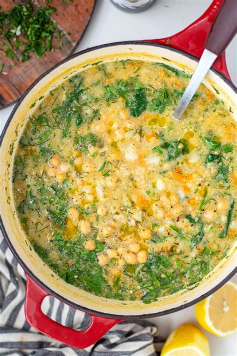 Greek Chickpea Soup Recipe