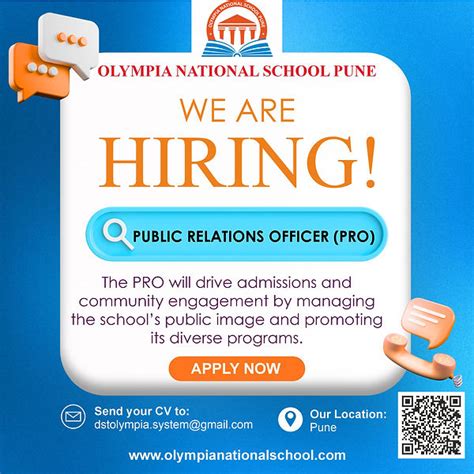 Jobs | Olympia National School Pune