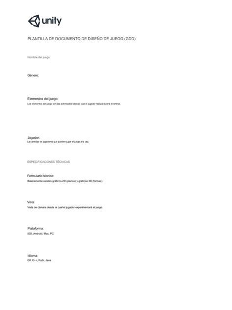 Image result for Game Design Doc Example