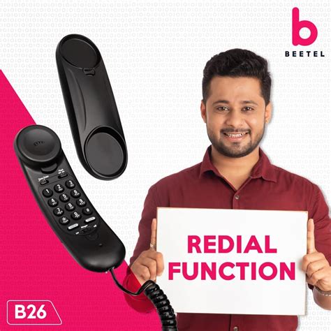 Beetel B26 Basic Corded Phone-(Black)