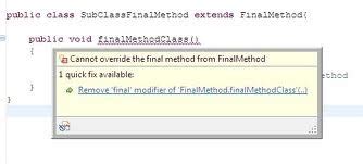 Java Final Method 的图像结果