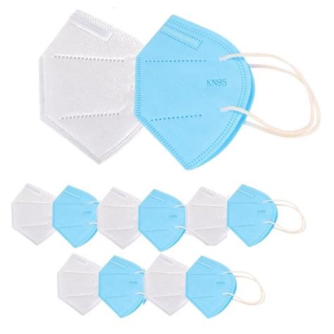 Buy OOMPH Pack Of 100 Anti-pollution Reusable 5-layer Mask ( Blue,white ...
