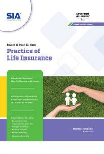 Practice Of Life Insurance, B.Com II-Year III-Sem (Common For All ...