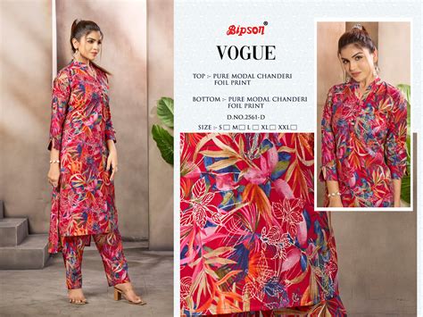Bipson Vogue 2561 Stylish Printed Co Ord Set Collection