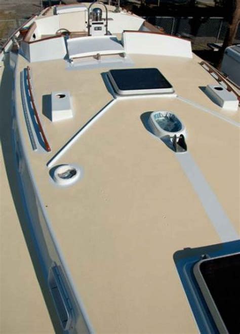 How to Paint Sailboat Decks | Cruising World | Deck paint, Boat ...