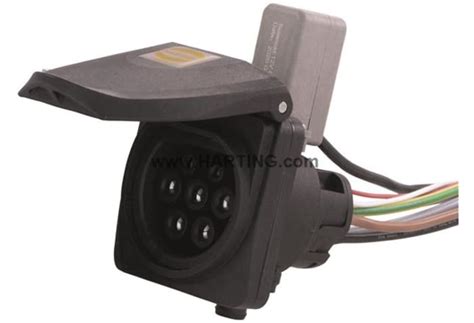 08968030001A0 HARTING | HARTING, Type 2 Charging Inlet Female, 32A 480 ...
